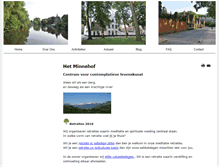 Tablet Screenshot of minnehof.be